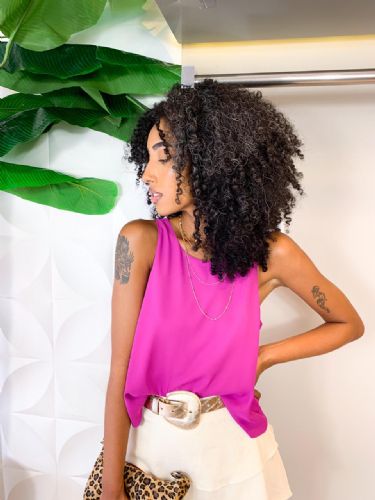 BLUSA REGATA BASICA GOLA REDONDA