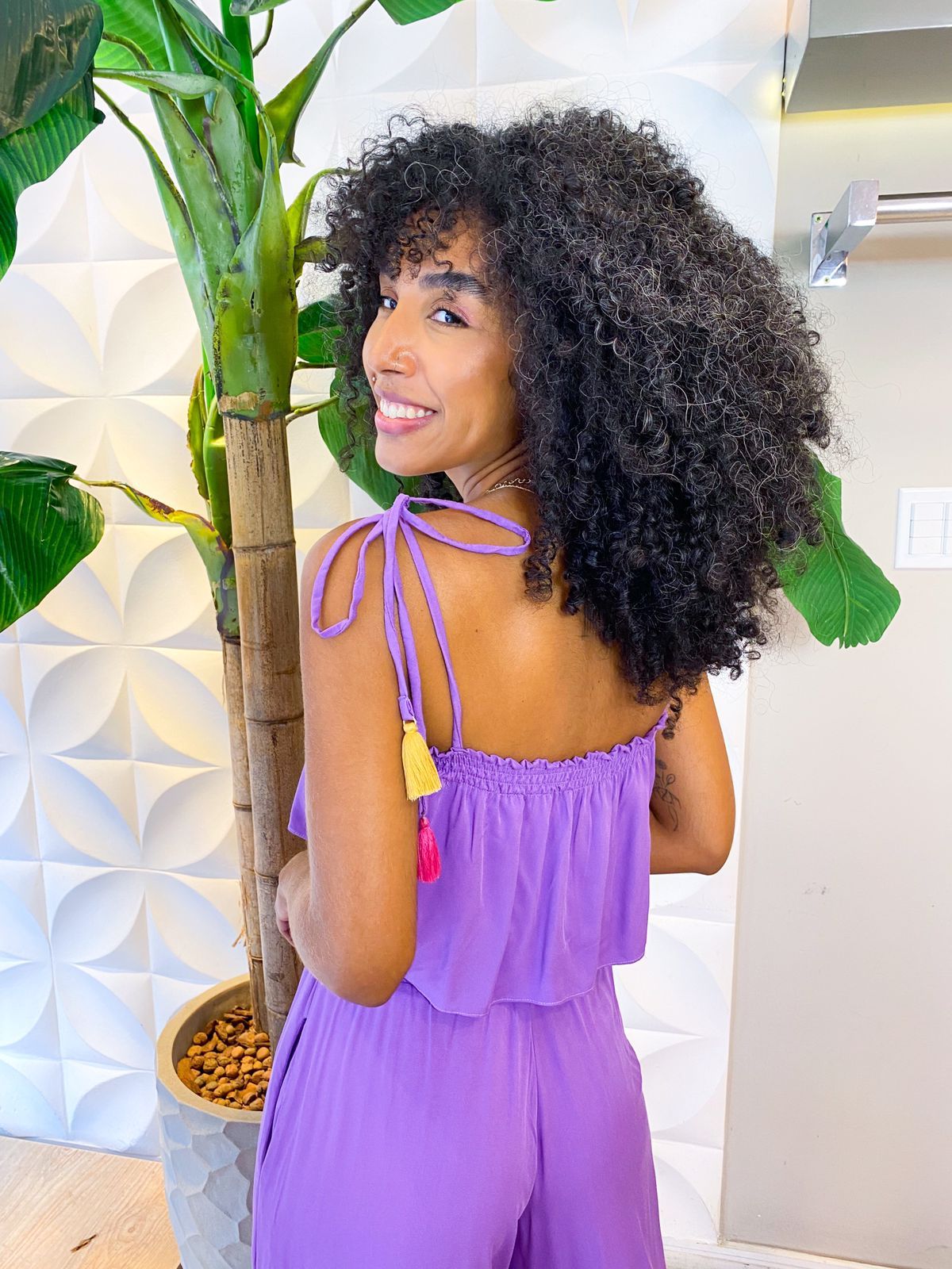 CONJUNTO CALCA E CROPPED DET FRUFRU